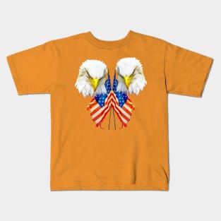 The Eagles and the Flag Kids T-Shirt